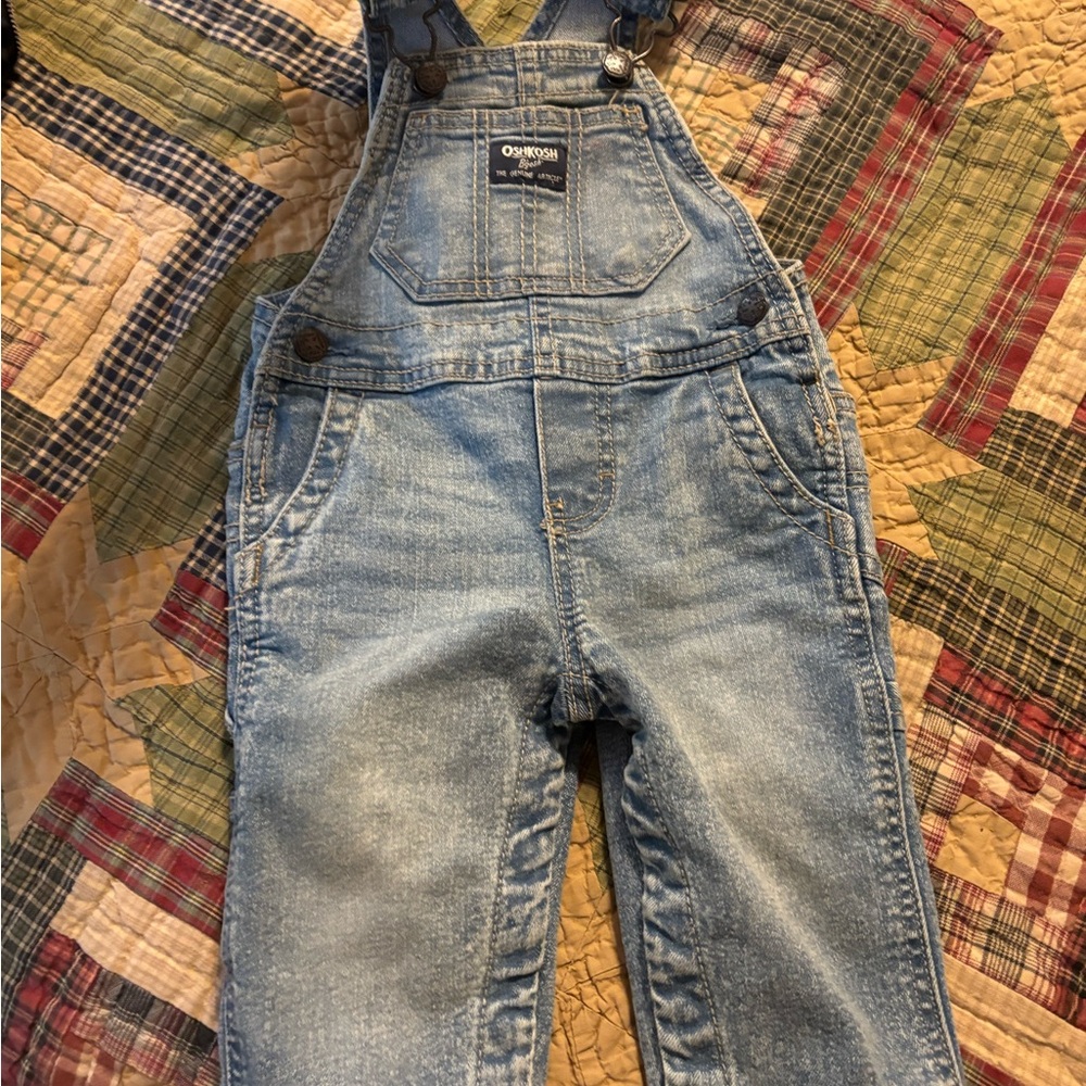 OshKosh B'gosh Light Blue Denim Overalls